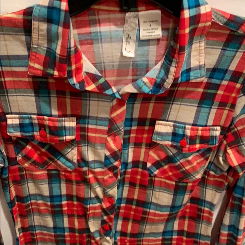 Plaid button down - Picture 2 of 3